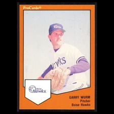 Garry Wurm #2005 1989 ProCards Minor League Team Sets Boise Hawks Baseball Card