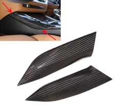 Real Carbon Fiber Console Gear Shift Side Trim Cover Fits 19-24 G20 330i M340i