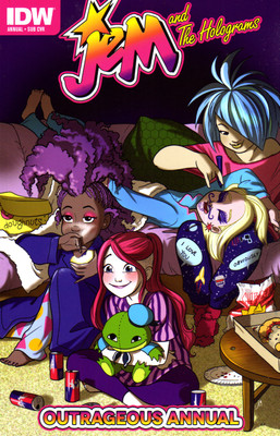 JEM AND THE HOLOGRAMS Outrageous Annual (2015) Amy Mebberson SUBSCRIPTION Cover