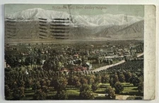 Vintage Postcard, Redlands, California from Smiley Heights, Posted 1907