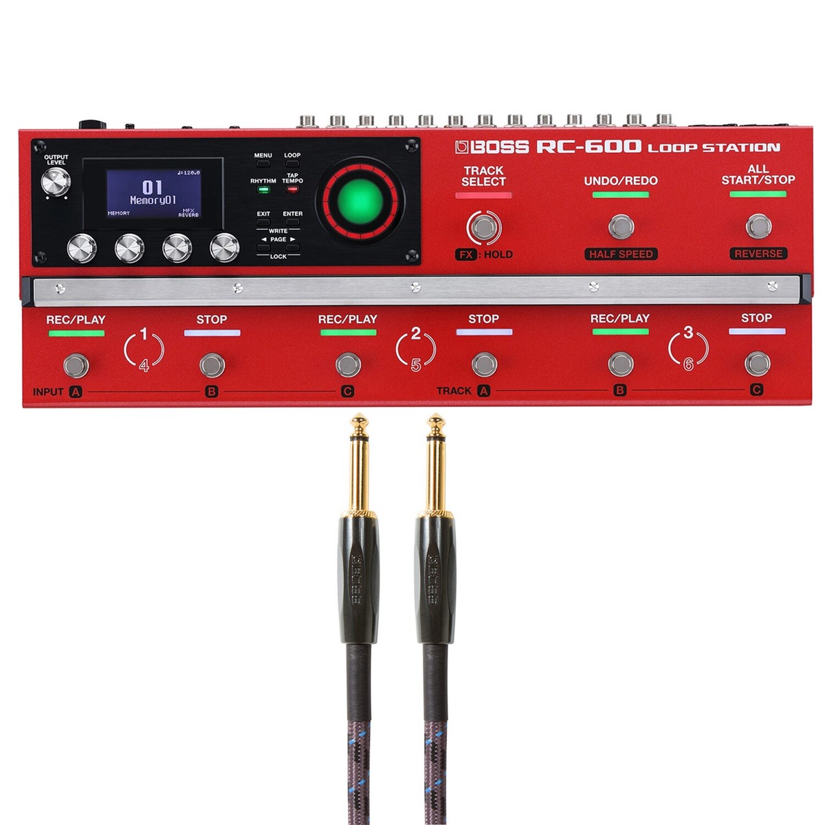 BOSS RC-600 ループステーション Amazon.com: Boss RC-600 Loop Station Bundle with Gearlux