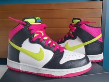 Nike Dunk High - Black White Berry Volt - RARE Ltd Ed 2012 London Olympics - 8.5