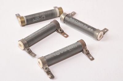 4x vintage filo-resistenza F 4 W TUBI AMPLIFICATORE unmagnetisch NOS 600 Ohm