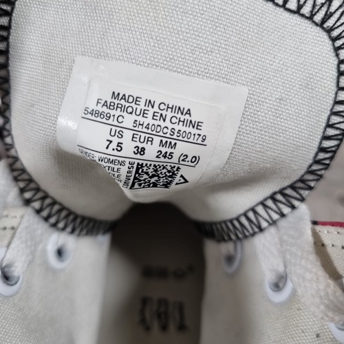 Converse Hi Tops Patrón Fresa UK5 EU38 US7 Raro Patrón Fruta Chuck Taylor - Imagen 23 de 23