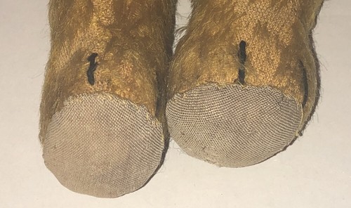 Entzückender antikgold Mohair Teddybär aus den 1920er Jahren 12 Zoll aus dem Englischen Museum mit Etikett - Bild 11 von 12