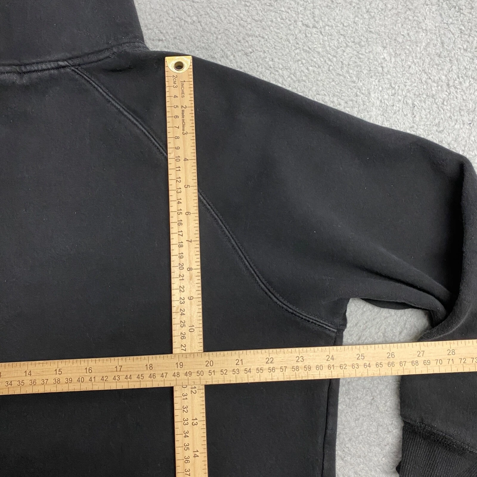 Felpa con cappuccio Fear Of God Essentials donna media nera oversize relax boxy con cappuccio FOG