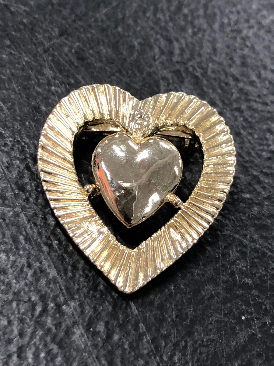 heart tie pin