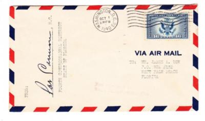 PAT CANNON-AUTOGRAPH-US REPRESENTATIVE-FLORIDA FOURTH DISTRICT-