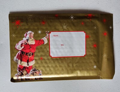 2018 Coca-Cola Santa Ready Post Bubble Mailer 6 ''x8¾'' Coca-Cola Coke Christmas 