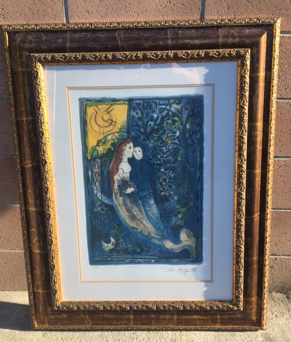 Marc Chagall The Wedding Lithograph Signed & Numbered LE500 W/ COA