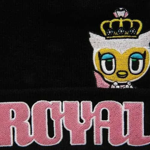 Tokidoki por Estrella de Neón Elegante Búho Real Niña Gorro Negro Tienda de Invierno Tejido Sombrero Foto 2 de 4