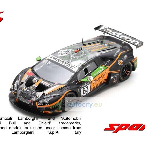 Spark Models LAMBORGHINI HURACAN GT3 EVO N63 - ORANGE 1 FFF RACING TEAM -  SB436