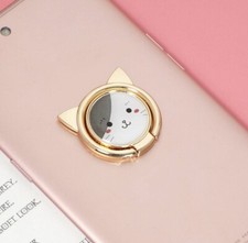 Cute Cat Phone Ring Finger Grip Stand -Universal Kitty Cell Phone Holder