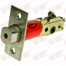 Commercial Entry Deadbolt Latch UL Fire Rate 2-3/4" Backset Brushed Stainless
