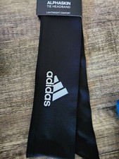 Adidas Womens Black Head Tie Headband Basketball Sports New NIP