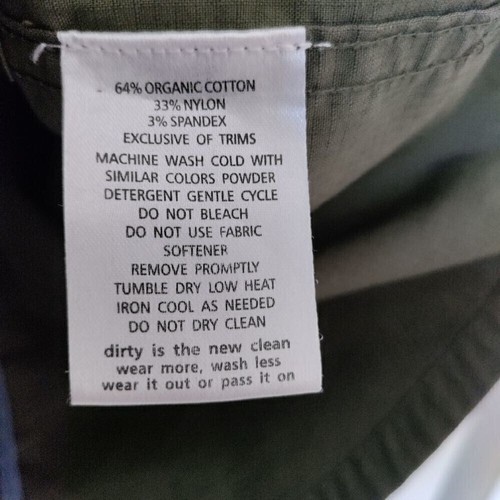 Toad & Co green rip stop jacket size small Organic Cotton Blend - Picture 5 of 7