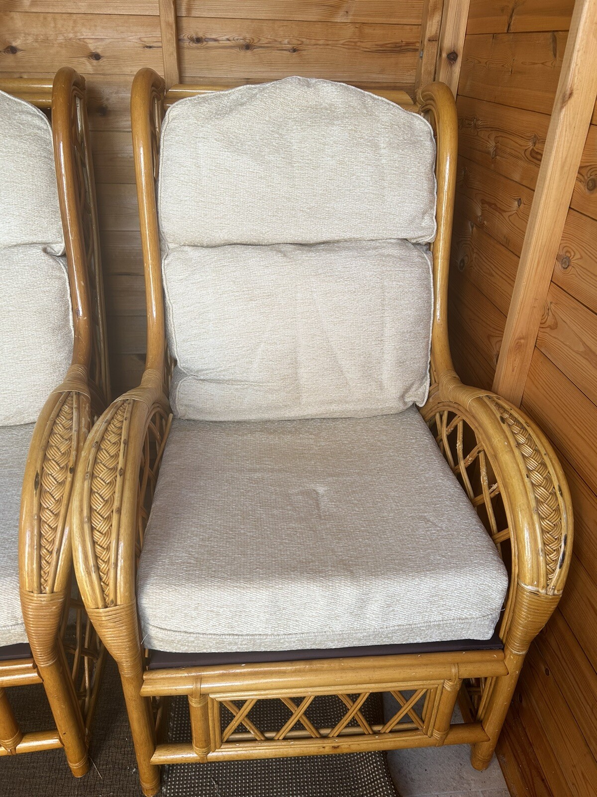 Wicker conservatory furniture eBay