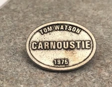 1975 British Open Tom Watson Golf Ball Marker (Carnoustie) Stemmed