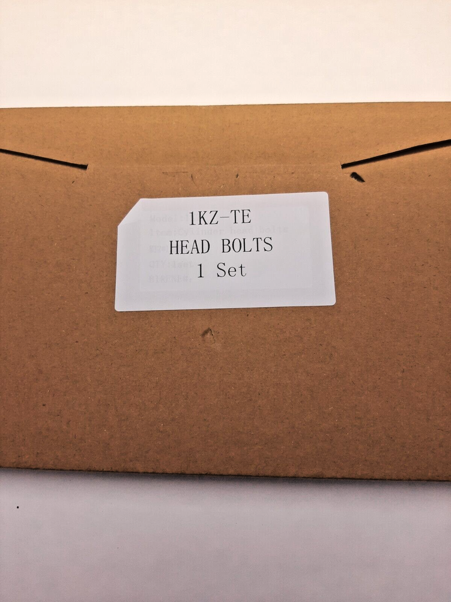 Fits Toyota 1KZ-T 1KZ-TE Cylinder Head Bolt Kit | eBay