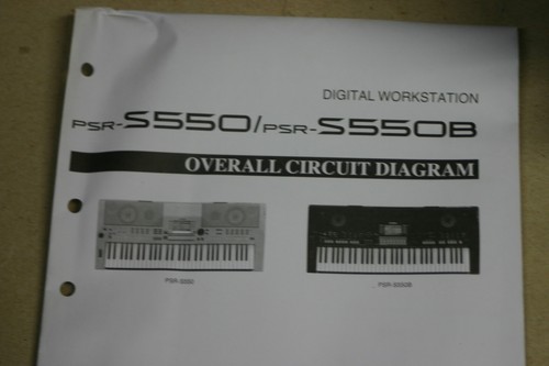 Yamaha PRS-S550/PRS-S550B Digital Workstation Overall Circuit Diagram - Picture 2 of 3