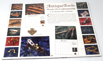 2007 Factory Sealed Calendar Antique Tools Handyman Club Of