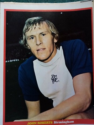 H7-1 Ephemera 70er Jahre Fußball Bild John Roberts Birmingham 