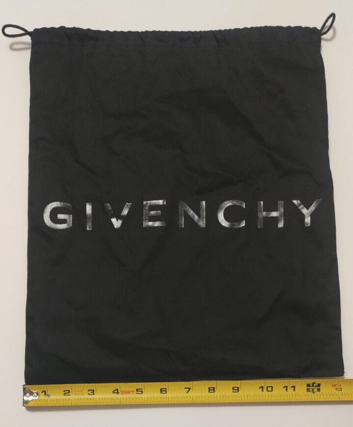 Authentic Givenchy Black Cotton Drawstring Dust B… - image 1