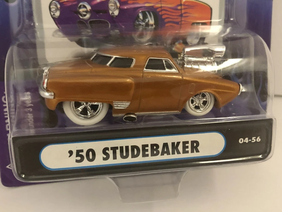 Muscle Machines Limited '50 Studebaker with White Tires 04-56 1:64 Scale on Card - Image 2 of 3