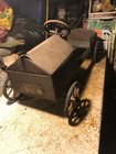 Super Scarce Primitive 1920's Full Size Pedal Car, Barn Find, Nice, L@K