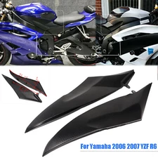 Gas Tank Side Cover Trim Cowl Fairing For YAMAHA 2006-2007 YZF-R6 06-07 YZFR6