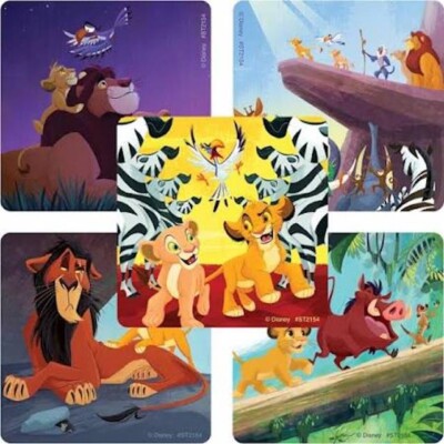 20 Disney Lion King classic  Stickers Party Favor Teacher Supply Simba