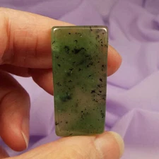 Rare Green Grossular Garnet slice, Grossularite 13.0g SN50120