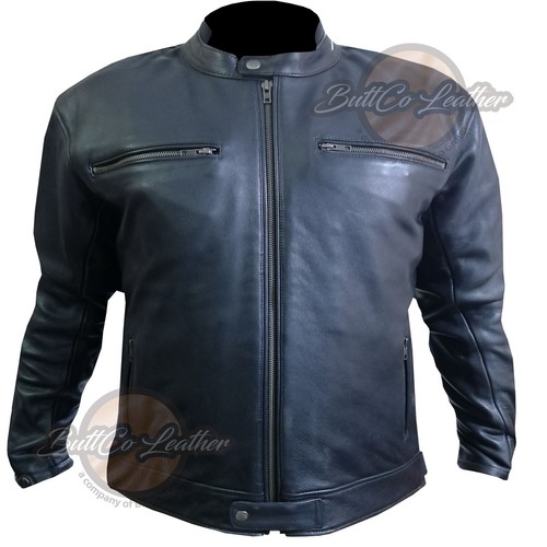 GENUINE COW LEATHER JACKET. Motorcycle Coat. Motorbike Armour Biker Racing Gear - Picture 31 of 96
