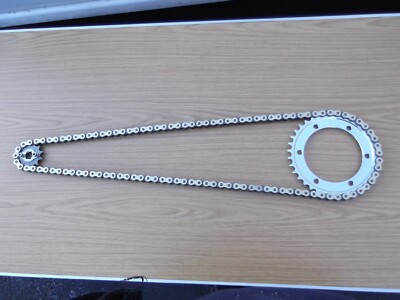 Lexmoto LXS 125 Euro 5 UPGRADE HEAVY DUTY GOLD FACE Kette & Kettenrad Set