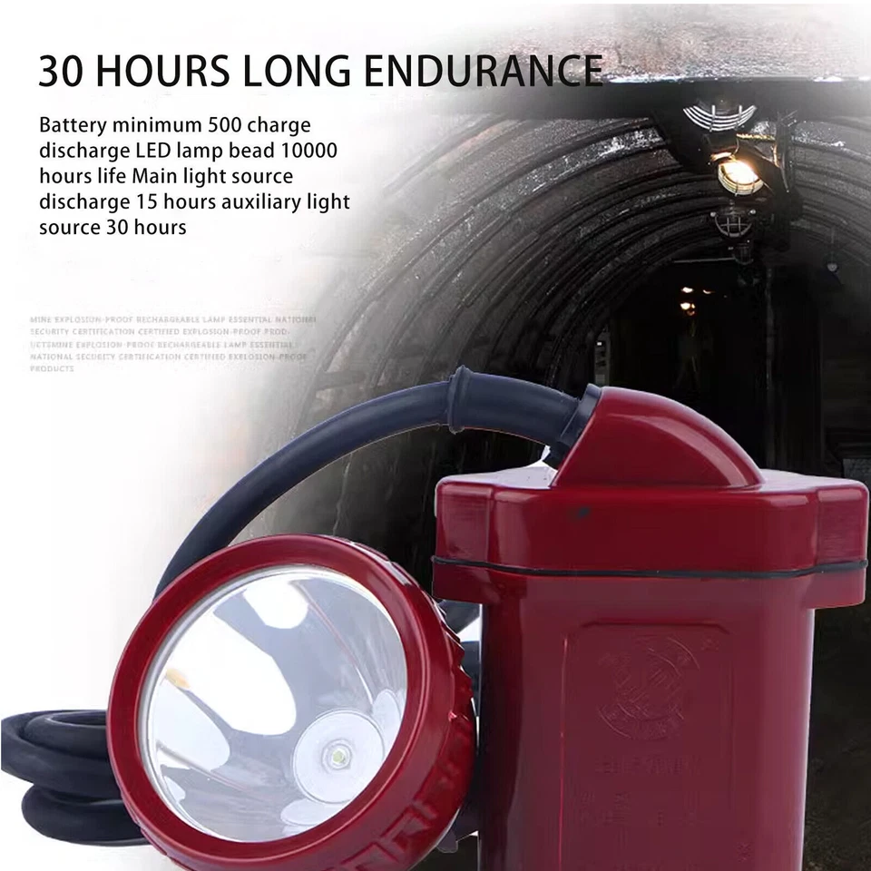 Lámpara LED de Minería Faro de Seguridad Coon Luz de Caza Lámpara de Cabeza para Minero CampinbW Foto 3 de 4