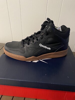 REEBOK ROYAL BB4500 HI 2.0 Basketball Casual Sport Gym Court High Top, Black/Gum