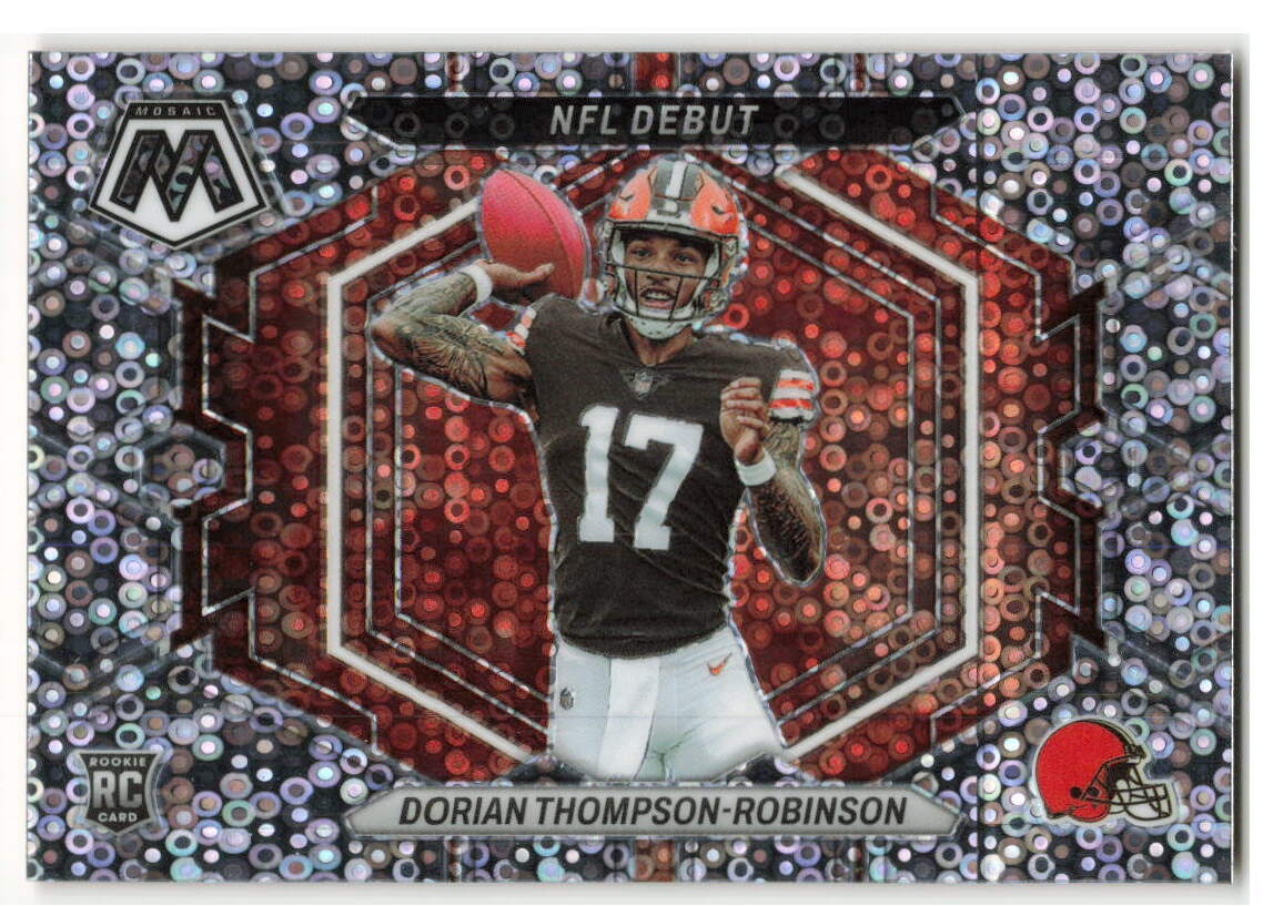 Dorian Thompson-Robinson 2023 Panini Mosaic Disco RC #ND-6-BROWNS
