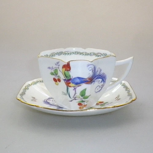 Vintage Shelley China Cup & Saucer- Versaille No 2058