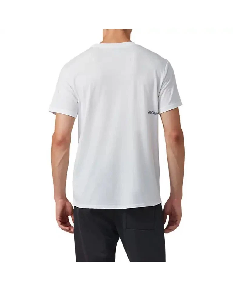 - Asics Tiger DT PKT SS Tee Maglia Maniche Corte Uomo, Real White - Immagine 2 di 4