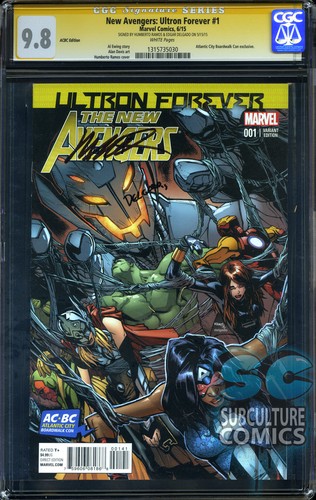 New Avengers #1 2015 Marvel Comics CGC 9.8 ACBC Ramos Variant Signature Ramos De