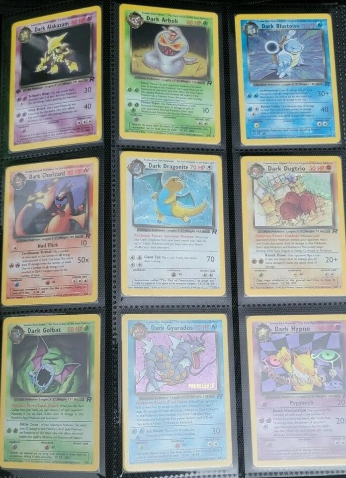 Lote de 11 cartas Pokémon DE COLECCIÓN - ¡SOLO juegos WOTC! 1ª Edición, Raro y Holo Raro Foto 3 de 4