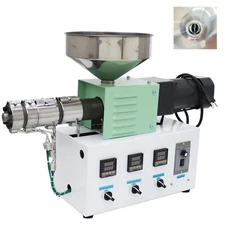 SJ25 110V 16:1 Single Screw Extruder Lab Plastic Extrusion Processing 0.1-2kg/h