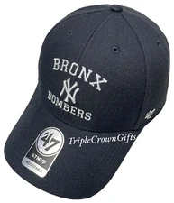 MLB New York Yankees ('47 Brand) Bronx Bombers MVP Hat Adjustable Strap Navy