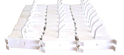 Lote de 30 ganchos de pared de 1 pulgada blancos blancos - Imagen 6 de 12