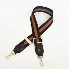 New Brown Web Crossbody Shoulder Adjustable Strap Replacement Bag Strap 30-57''