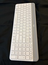 Logitech K470 Slim Wireless Keyboard White Untested No Receiver