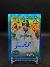 2024 Topps Pro Debut - Alfredo Duno #PD-102 Blue Foil Autographs /150 (AU, RC)