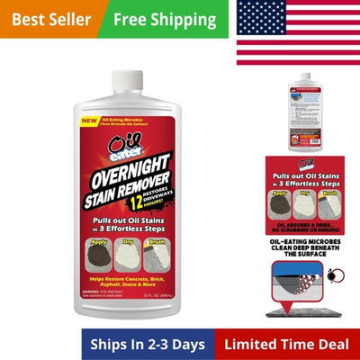#ad #ad Oil Stain Remover Concrete Driveway Garage Pavers Patios Biodegradable $24.99