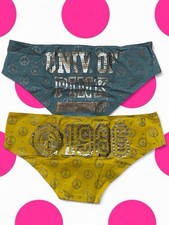 Bundle of 2 Vintage VS PINK   Extra Low Rise Hipster Bling Panties   SIZE - L