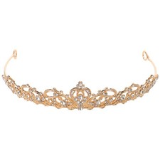 Wedding Crown Headpieces for Bride Rhinestone Bridal Hair Headband